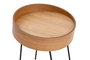 Hanah Home Ilo Mesa Auxiliar Natural y Madera